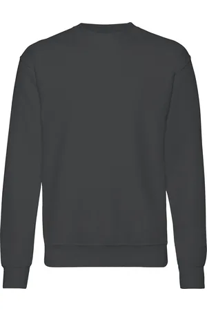 Fruit Of The Loom Heren Set-In Belcoro® garen Sweatshirt (Licht Grafiet)