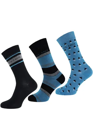 Ted Baker Maxggg 3-Pack Heren Blauw/Zwart Sokken