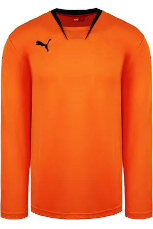 PUMA V-Kon Lange Mouw Oranje Heren Voetbalshirt 700386 08