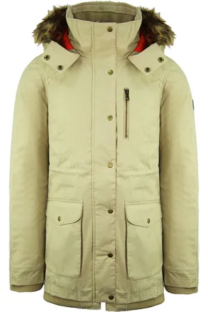 Vans Off The Wall Long Sleeve Zip Up Hooded Womens Parka Jacket VX1TE62