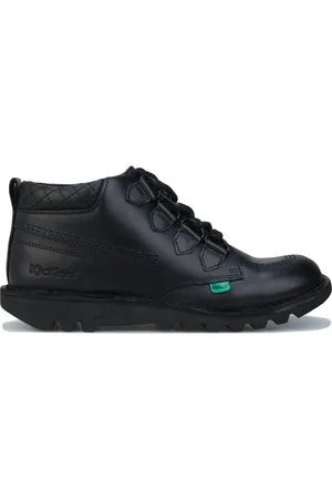 Kickers Kick Mid Quilt leren damesschoen in