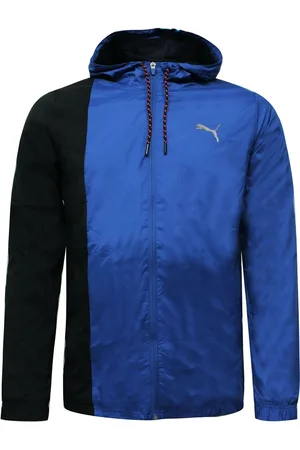 PUMA Heren Collective Woven Jacket Capuchon Windjack Zwart 518384 02