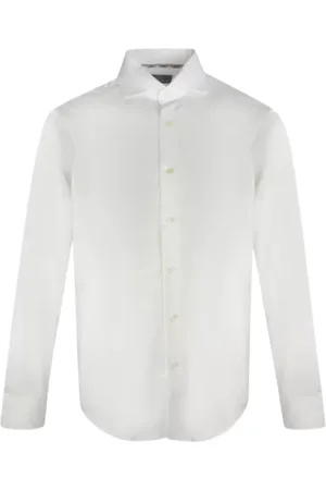 Aquascutum Effen overhemd met lange mouwen
