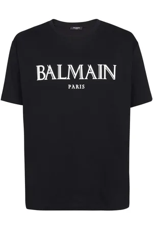 Balmain Blaming oversized T-shirt met rubberen Roman -logo