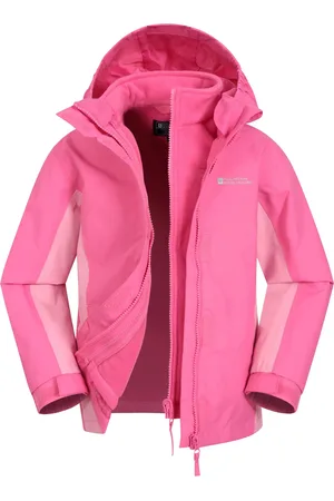 Mountain Warehouse Kinder/Kinder Lightning 3 in 1 Waterdichte Jas (Lichtroze)