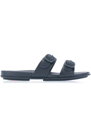FitFlop Dames Fit Flop Gracie Rubber-Buckle Two-Bar Sandalen in