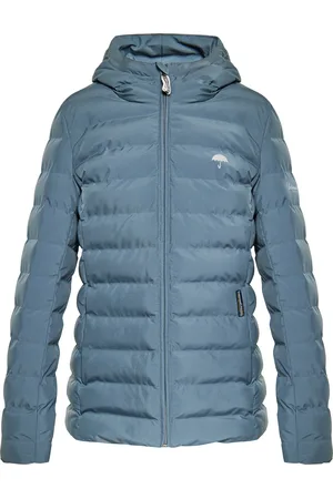 Schmuddelwedda Overgangsjas / Winterjas Dames Grijs-blauw