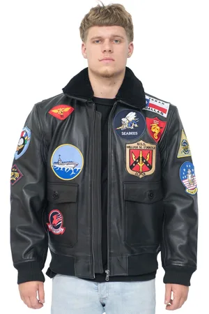 Infinity Heren Top Gun A2 lederen bomberjack-San Diego