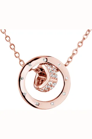 LOVA Ketting hart oxiden zirkonium sieraden zilver 925 vergulde
