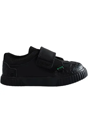 Kickers Lage Kinderen Zwarte Schoenen