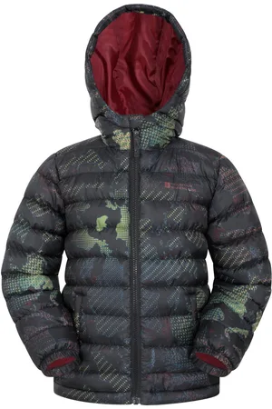 Mountain Warehouse Kinder/Kids Seizoenen gewatteerde jas met patroon (Jet )