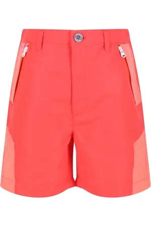 Regatta Sorcer II Bergshorts voor kinderen/Kinderen (Neon /fusion koraal)