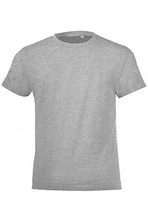 Sols Kinderen/Kinderen Regent Korte Mouwen Aangepast T-Shirt (Grijze Mergel)