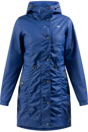 Schmuddelwedda Mackintosh bridgeport Dames Koningsblauw-271
