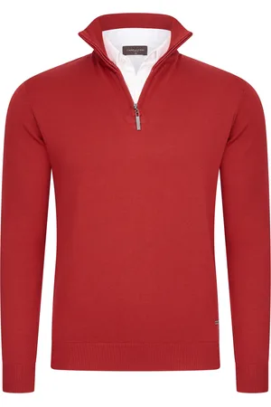 Cappuccino Italia Trui Mock Zip Pullover