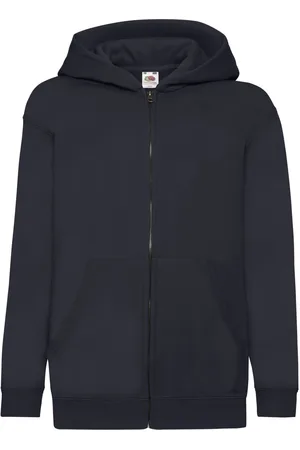 Fruit Of The Loom Kinderen / Kinder Unisex Sweatshirt met capuchon (Donker Marine)