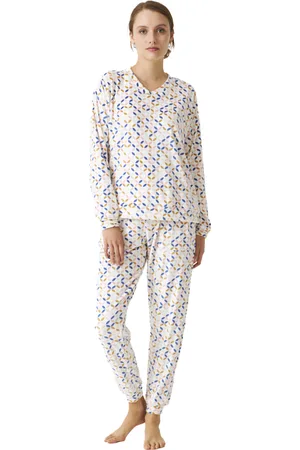 J And J Brothers Lange mouwen pyjama JJBDP0200 vrouw