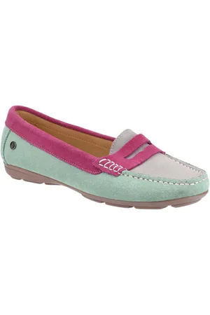 Hush Puppies Dames/dames Margot suède instappers ( /Roze/Grijs)