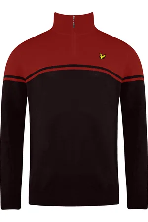 Lyle & Scott Croft Golf Heren Bruine Trui
