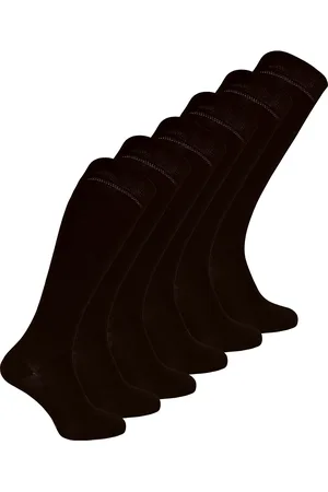 Sock Snob 6 Paar Multipack Dames Extra Lange Bamboe Sokken Ademende Kniekousen
