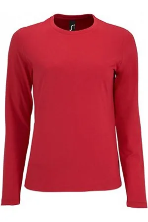 Sols Dames/dames Keizerlijk T-Shirt met lange mouwen