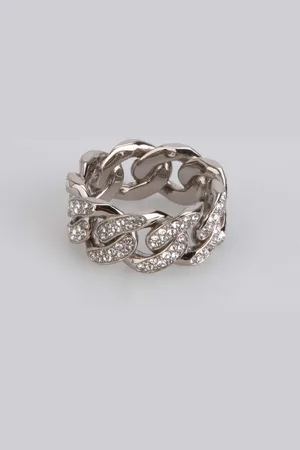 AMBUSH Accessoires Pave Classic Ketting Ring in