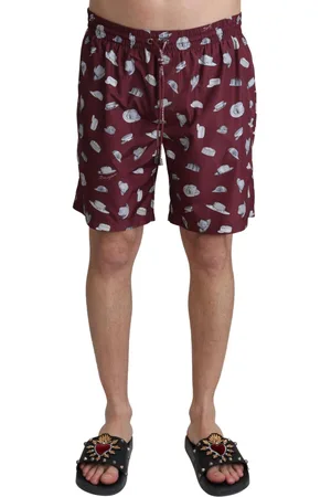 Dolce & Gabbana Hoeden Print Beachwear Shorts