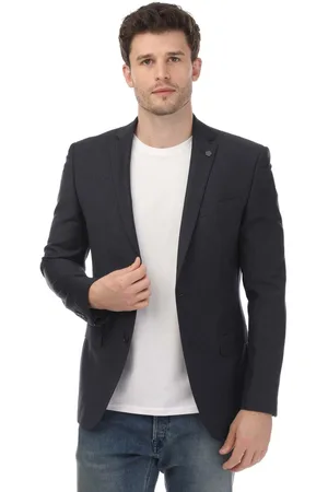 Ted Baker Forbyjs Puppytooth heren colbert in marineblauw