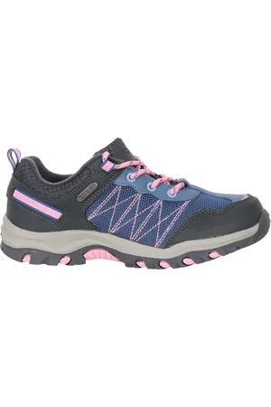 Mountain Warehouse Kinderen/Kinderen Stampede Waterdichte Suède Wandelschoenen (Lichtpaars)