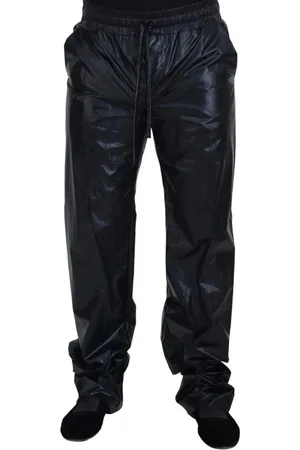 Dolce & Gabbana Glanzende Broek Met Trekkoord