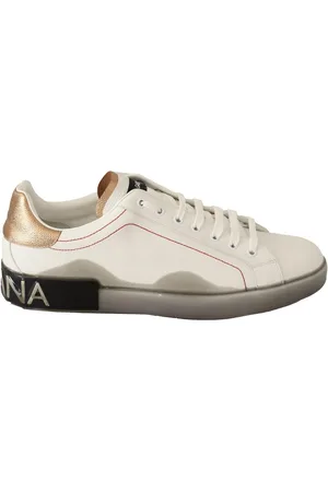 Dolce & Gabbana Gouden Lage Leren Sneakers