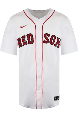 Nike MLB Boston Red Sox Officiële Replica Heren Witte Thuisshirt