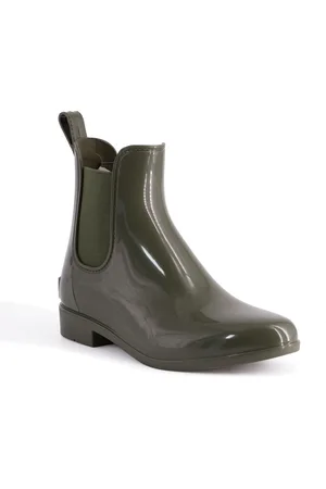 Aus Wooli Australia Womens Regenlaarzen Met Schapenvacht Binnenzool Inclusief OLIVE