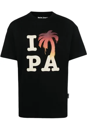 Palm Angels I Love PA-logo bedrukt T-shirt in
