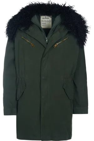 Zadig & Voltaire Zadig Voltaire Kidea Katoen Lave Eagle Jas Kaki