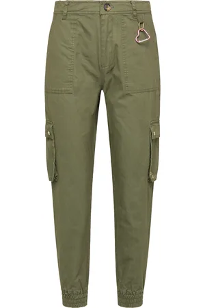myMo Cargobroek Dames militair groen