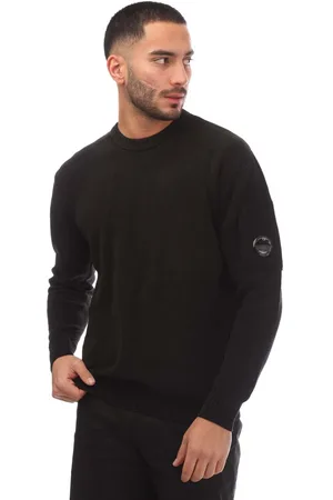 C.P. Company Heren Chenille Crewneck Sweater in