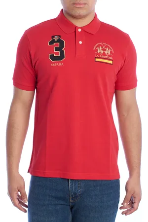 La Martina YMP315-PK031 Herenpolo met korte mouwen