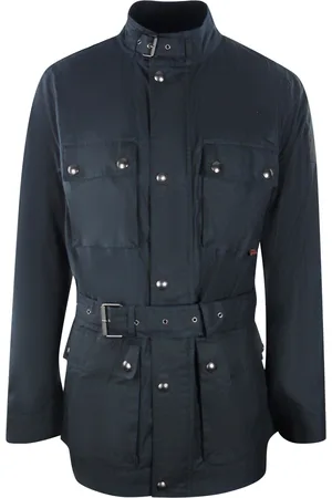 Belstaff Diep marineblauw rijbanen motorjack