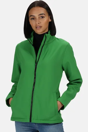 Regatta Opvallende Dames/dames Ablaze Afdrukbaar Soft Shell-jasje (Extreem /zwart)