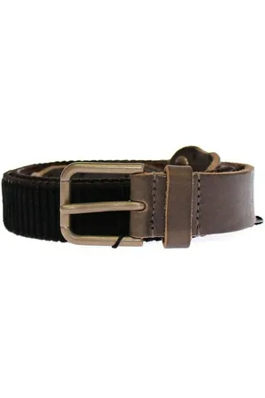 Dolce & Gabbana Logo Lederen Riem