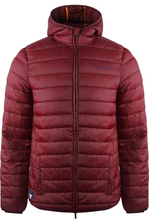 Aquascutum London Logo Bordeaux Red Active Hoodie Jacket