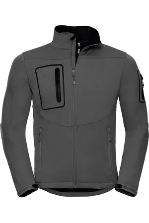 Russell Athletic Russell Heren Sport Zachte Shell Jas (Titanium)