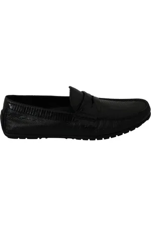 Dolce & Gabbana Hagedis Lederen Platte Loafers