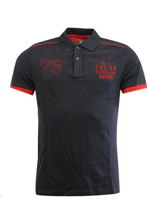 Timberland Earthkeepers Navy Katoen Button Up Heren Poloshirt 6002J 434 R12G