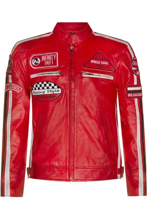 Infinity Leren race-motorfietsjack met rits