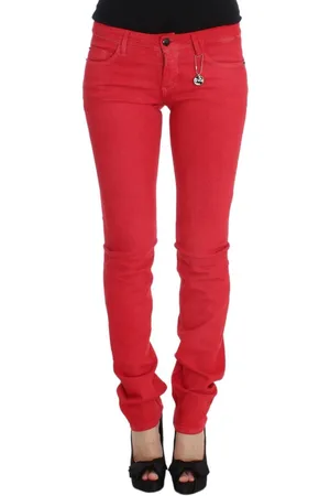 Costume National Super Slim Fit Jeans Van Katoenmix