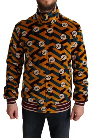Dolce & Gabbana Fluwelen Logo Sweater Jacket
