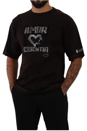Dolce & Gabbana L-amore Print T-shirt Met Ronde Hals