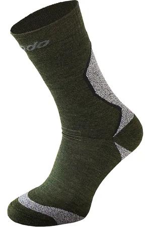 COMODO Thermische wandelsokken van merinowol - Khaki Green